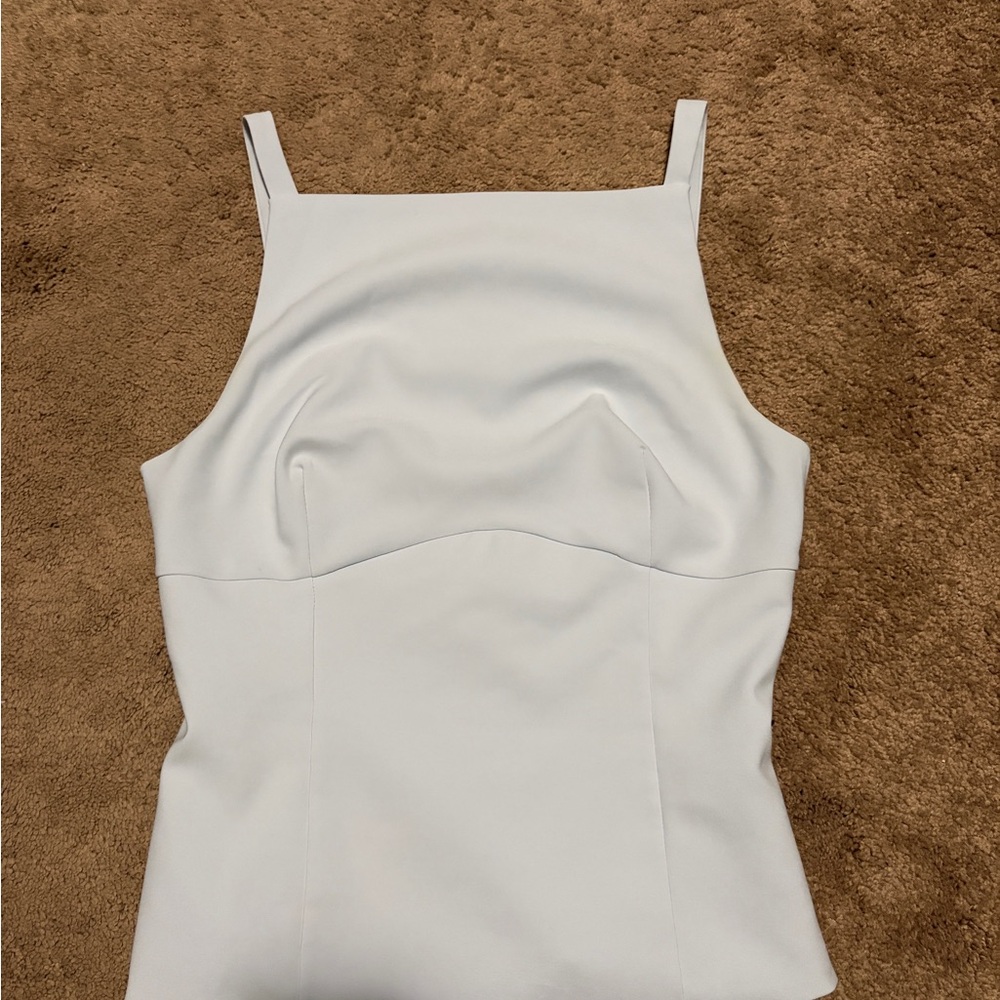 Zara light blue top